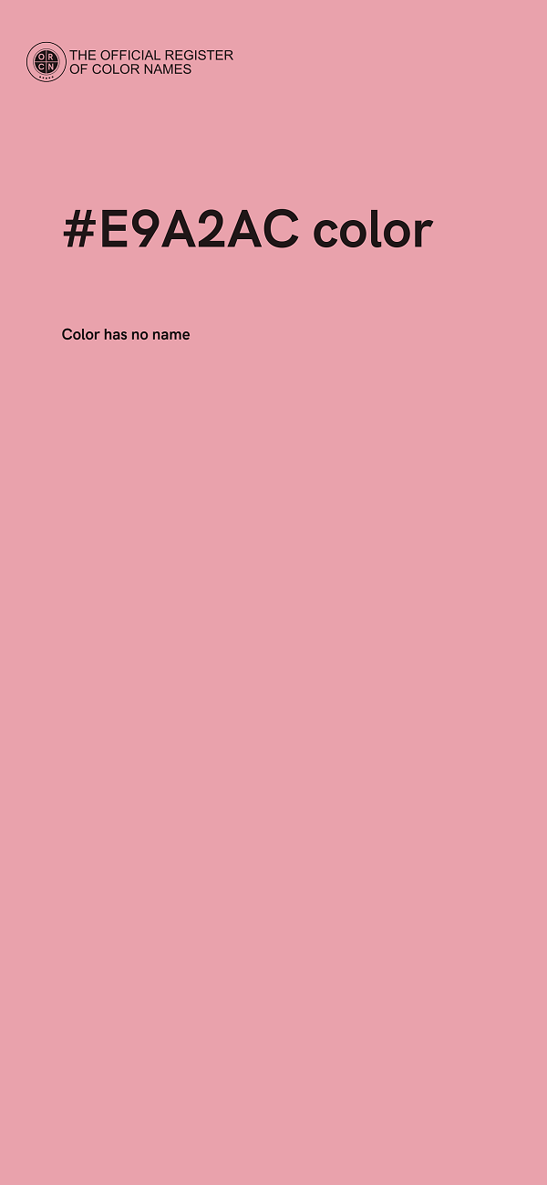 #E9A2AC color image