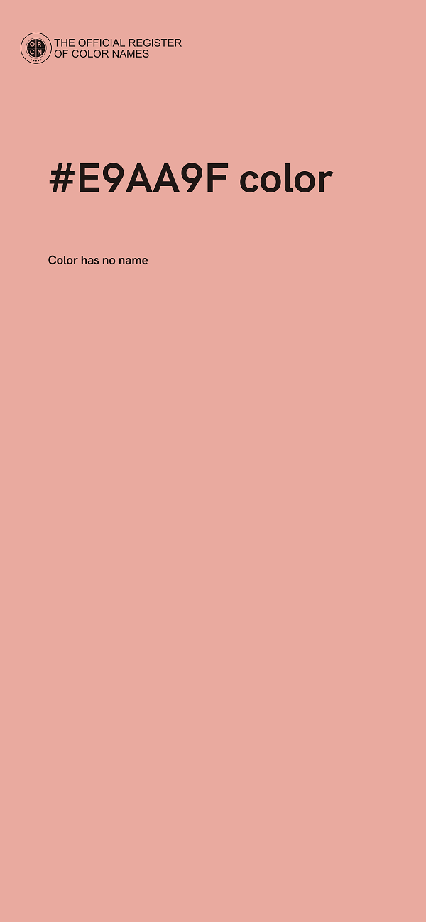 #E9AA9F color image