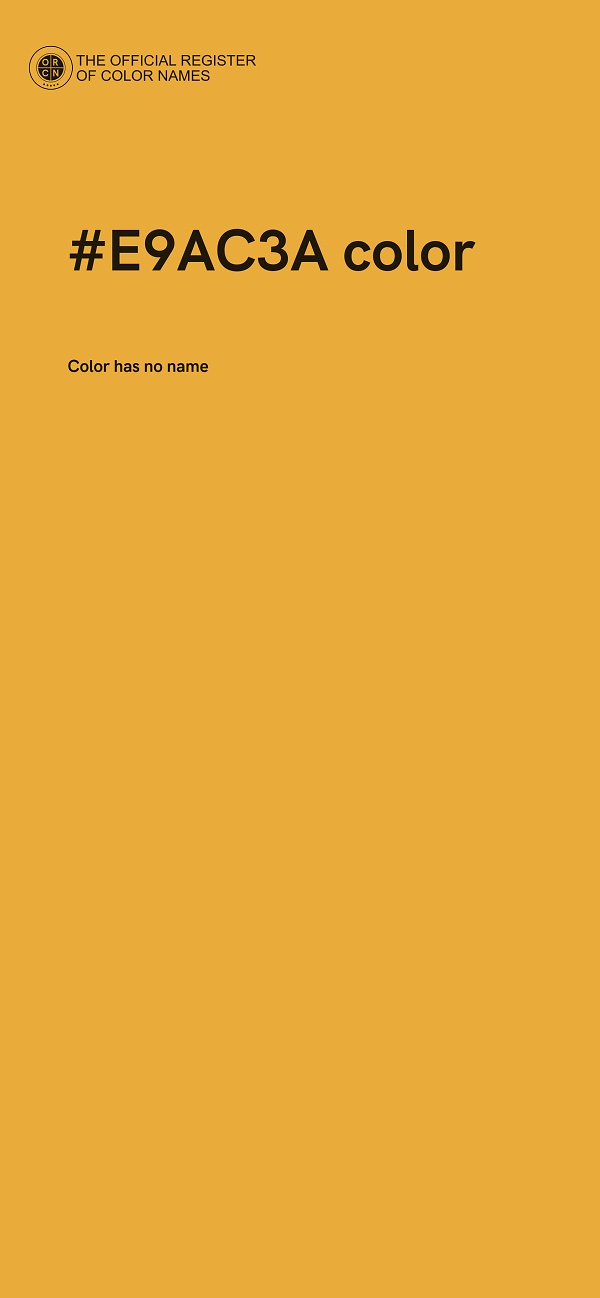#E9AC3A color image
