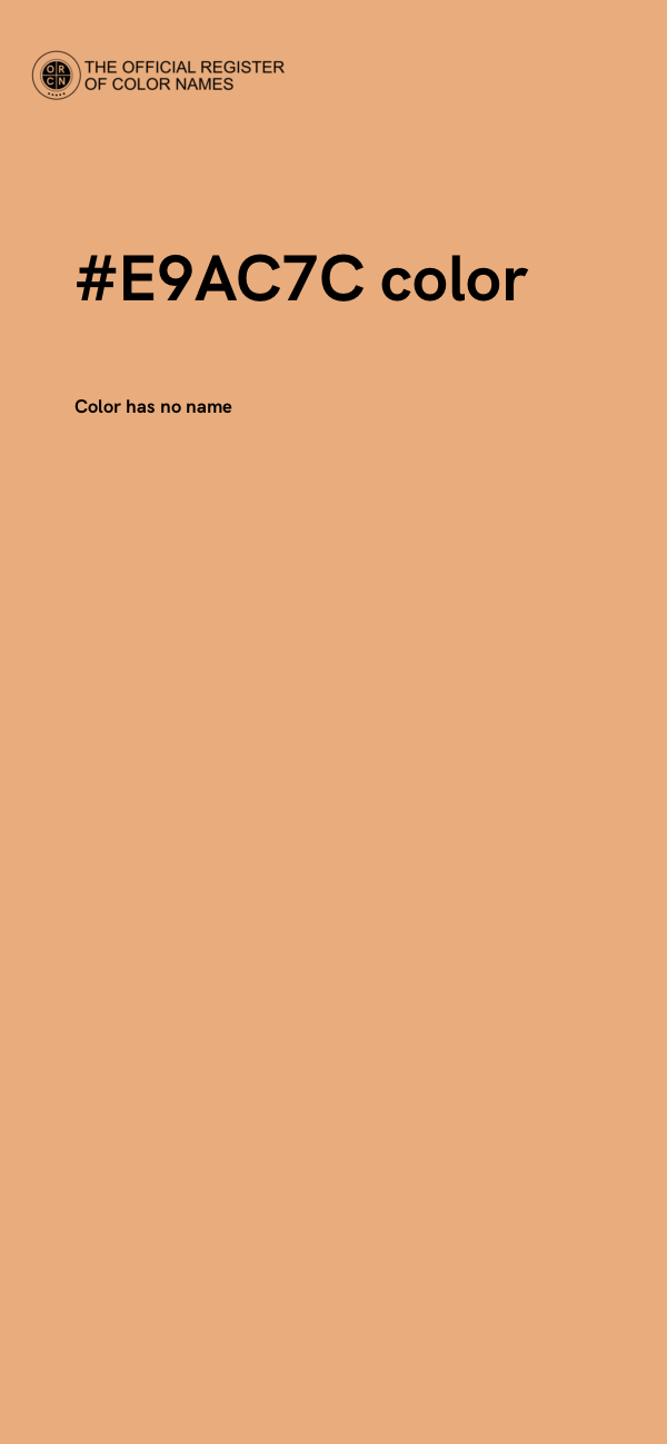 #E9AC7C color image