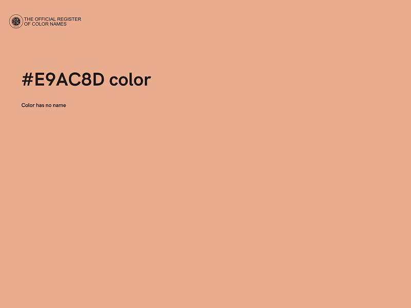 #E9AC8D color image