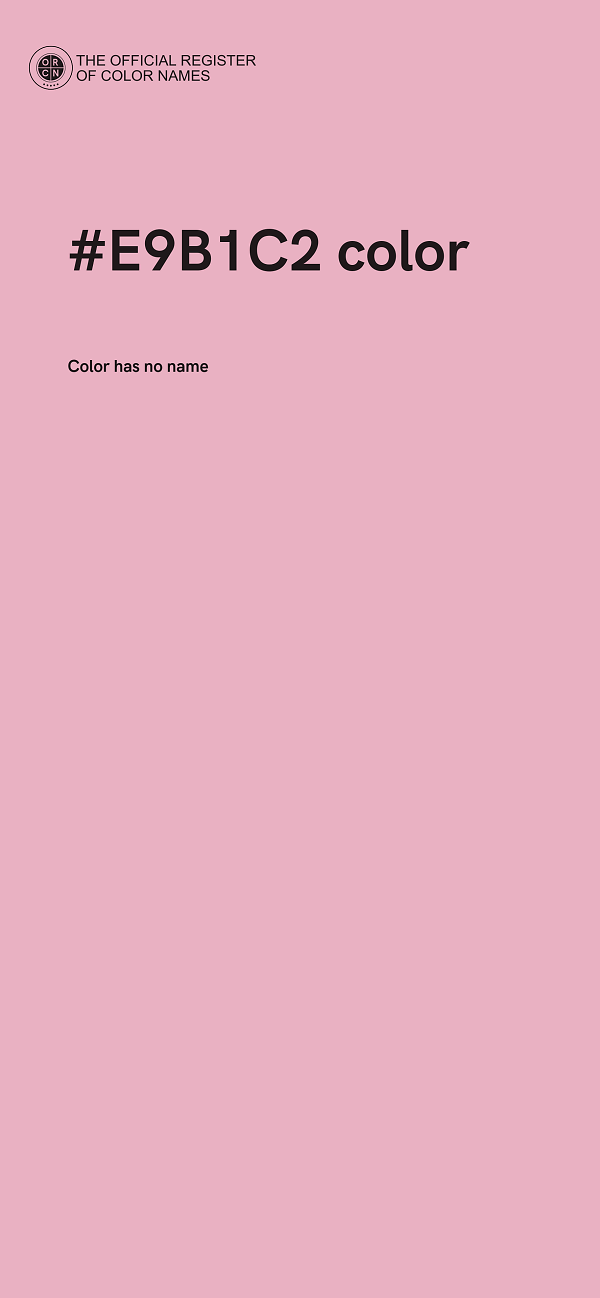#E9B1C2 color image