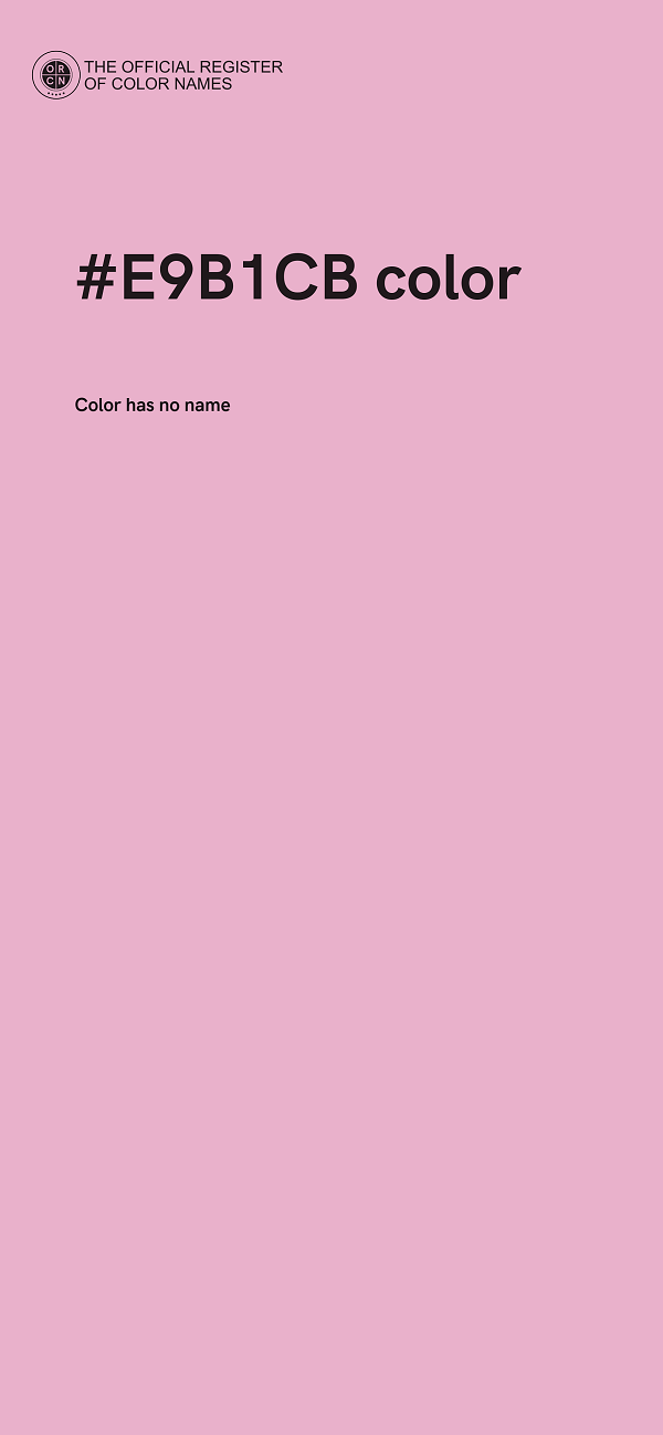 #E9B1CB color image