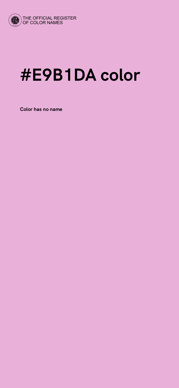 #E9B1DA color image