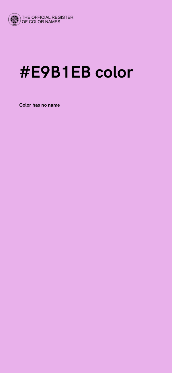 #E9B1EB color image
