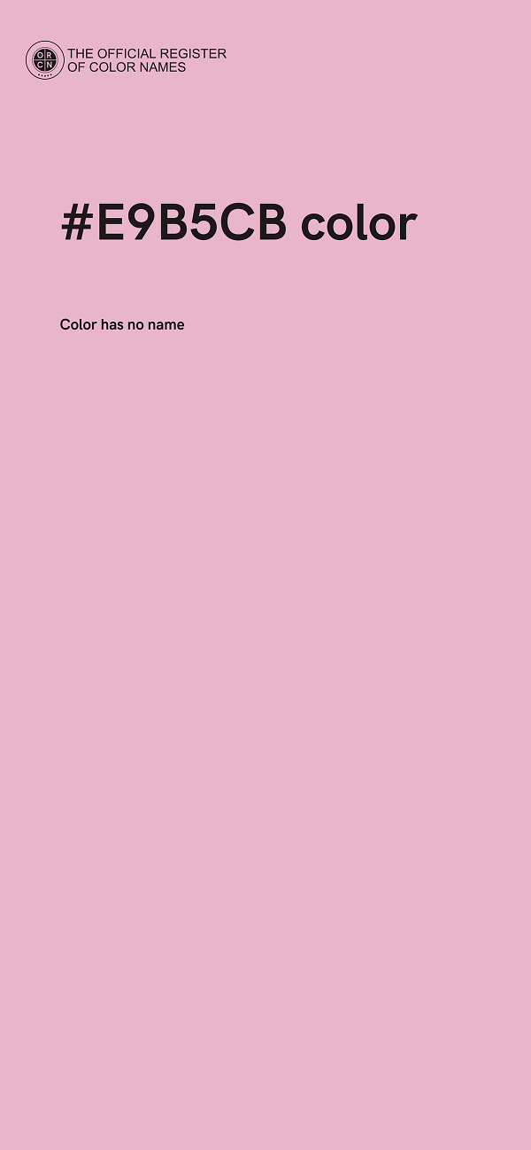 #E9B5CB color image