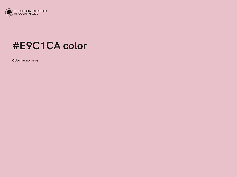 #E9C1CA color image