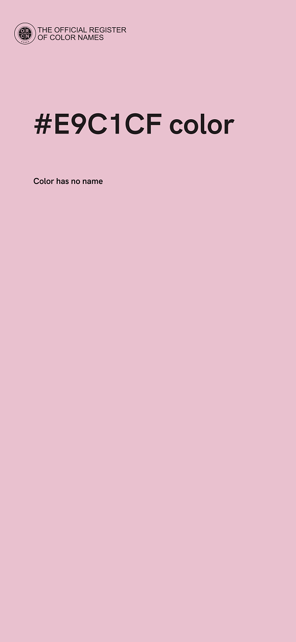 #E9C1CF color image