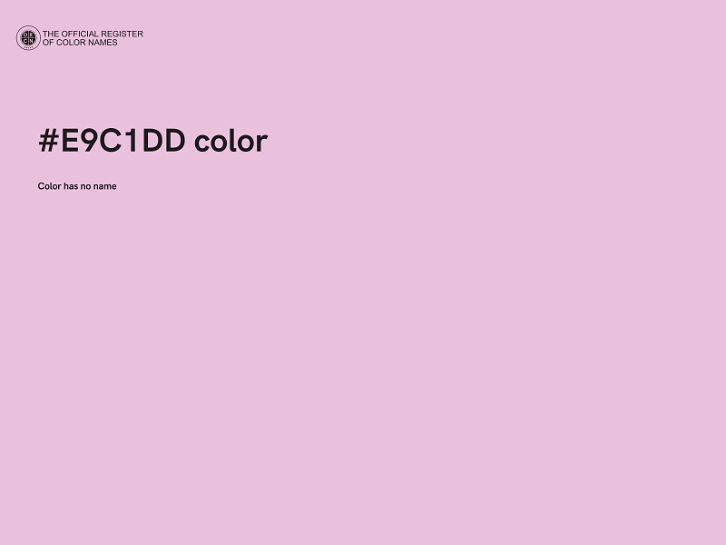 #E9C1DD color image