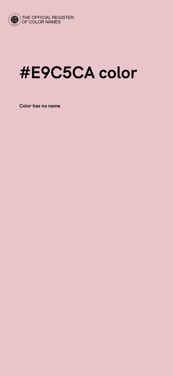 #E9C5CA color image
