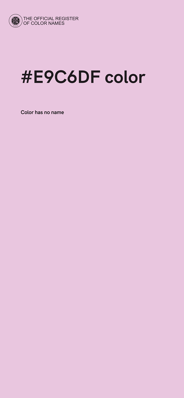 #E9C6DF color image