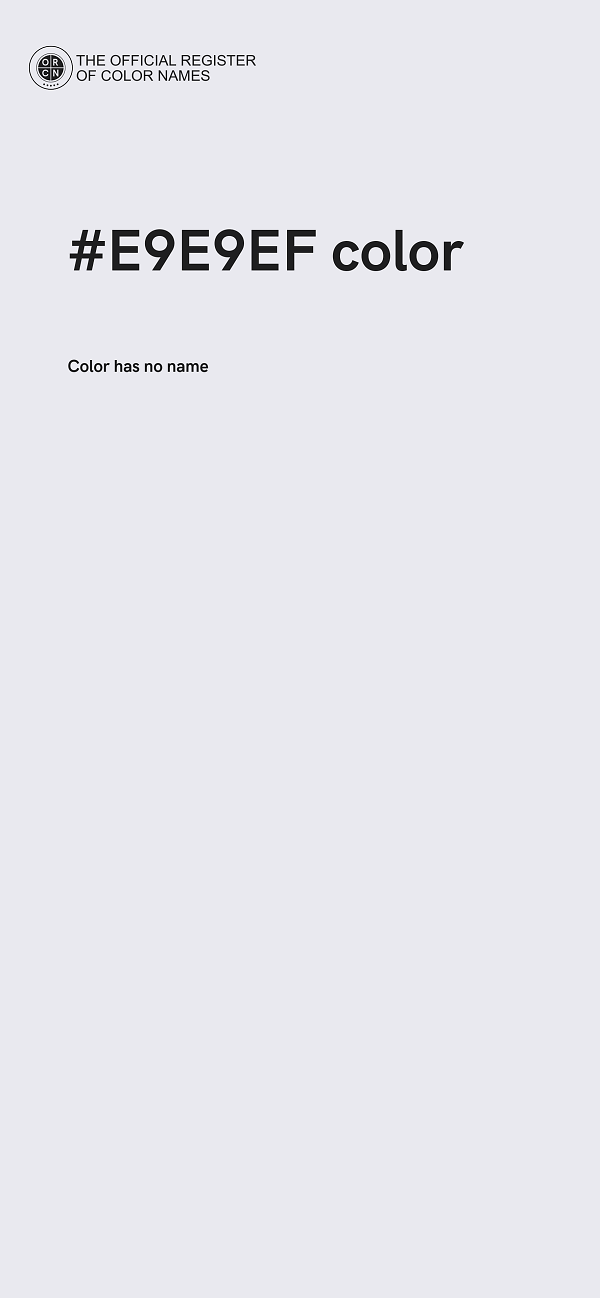 #E9E9EF color image