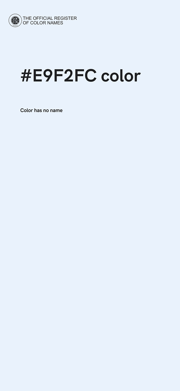 #E9F2FC color image
