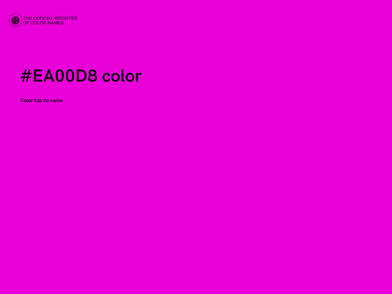 #EA00D8 color image