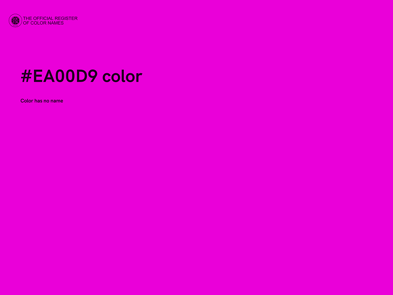 #EA00D9 color image