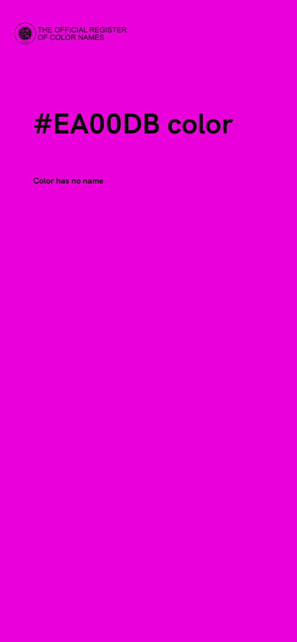 #EA00DB color image