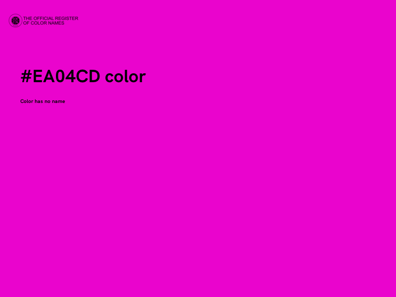 #EA04CD color image