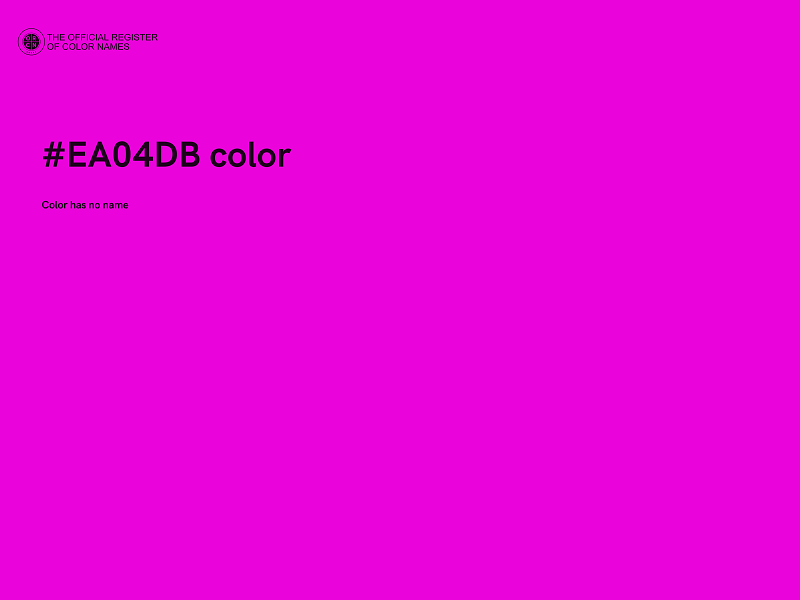 #EA04DB color image