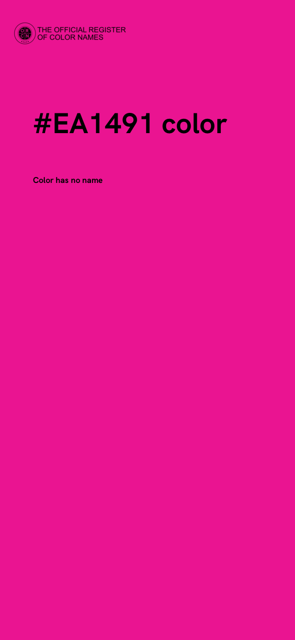 #EA1491 color image