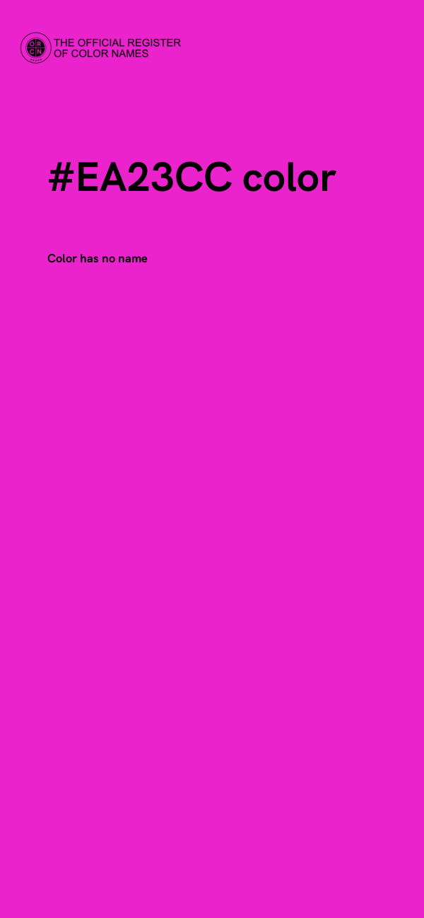 #EA23CC color image