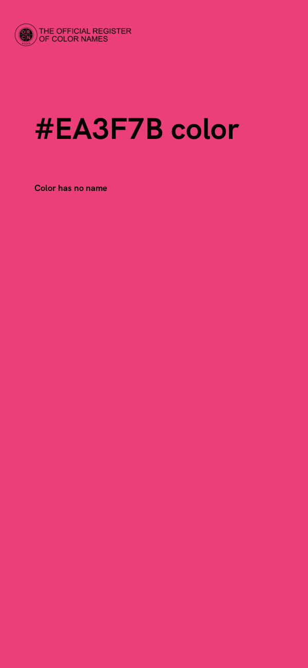 #EA3F7B color image
