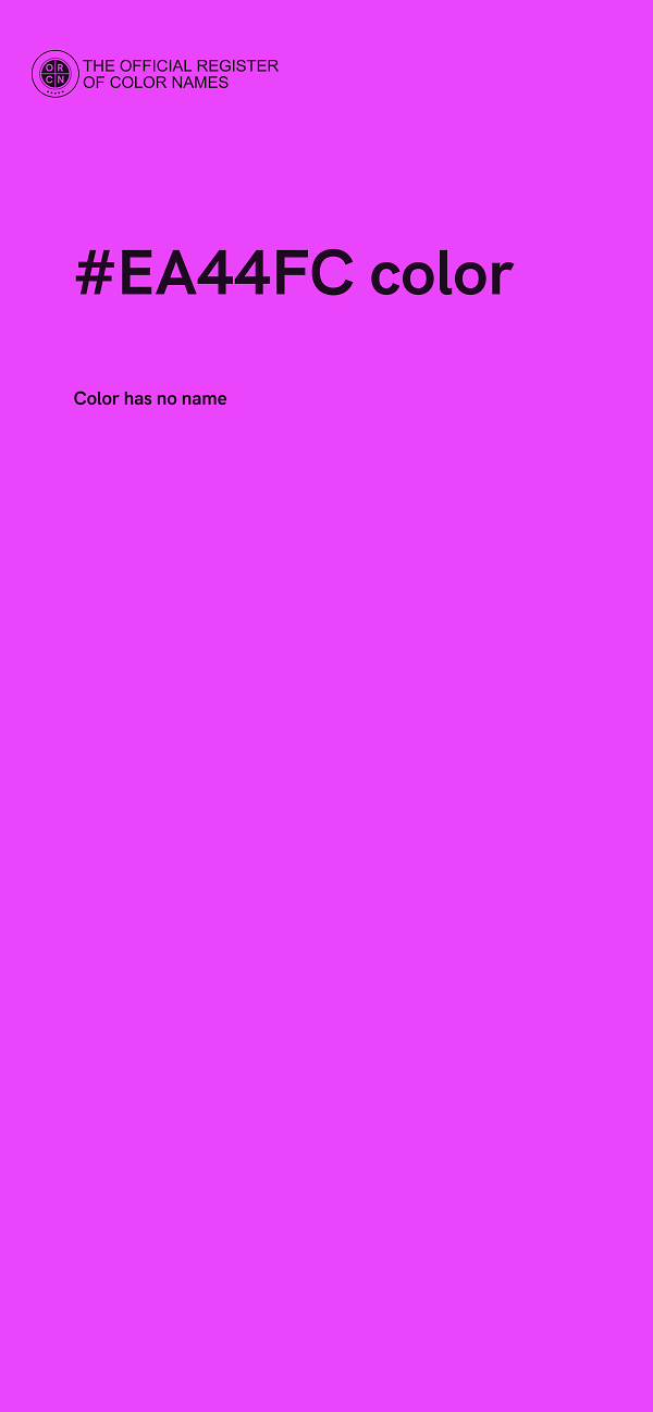 #EA44FC color image