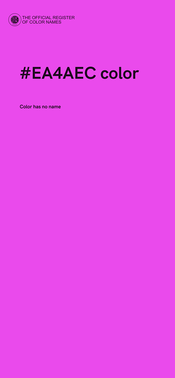 #EA4AEC color image