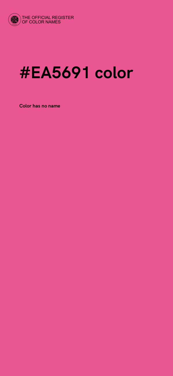 #EA5691 color image