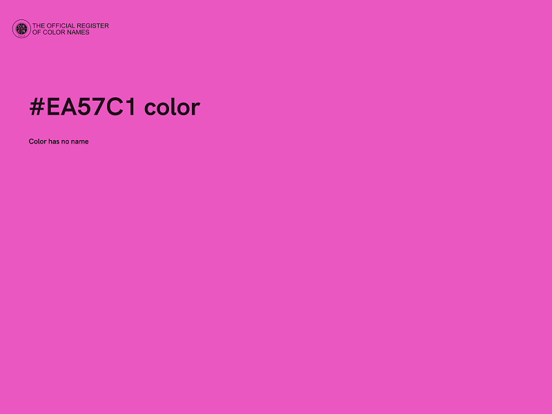 #EA57C1 color image