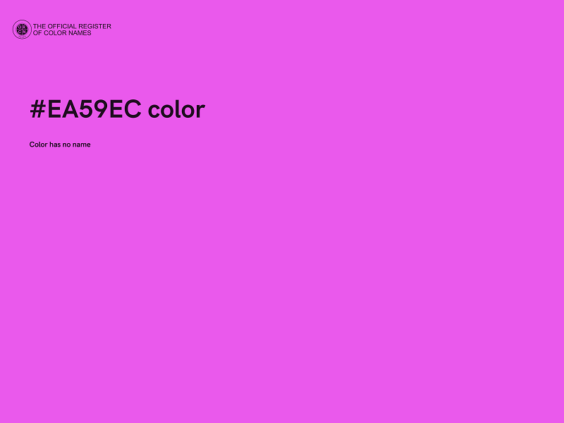 #EA59EC color image