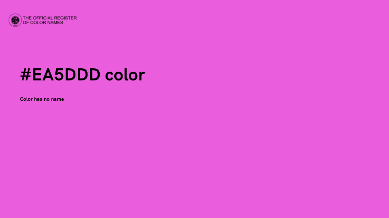 #EA5DDD color image