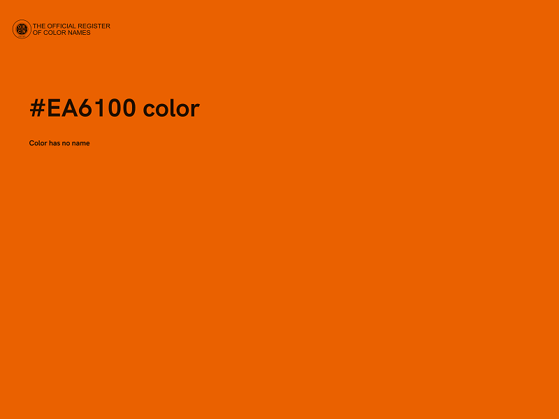 #EA6100 color image