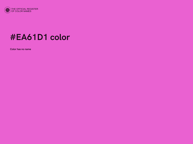 #EA61D1 color image