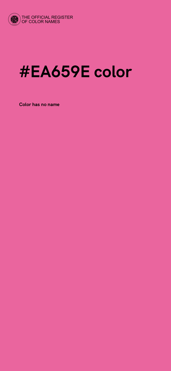 #EA659E color image