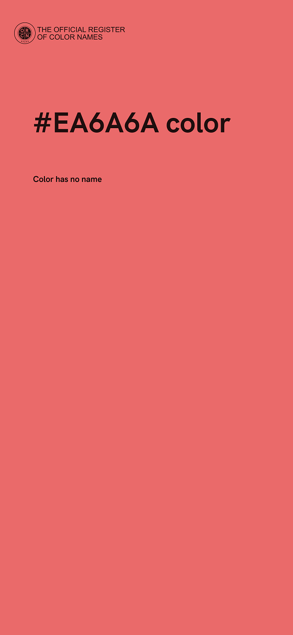 #EA6A6A color image