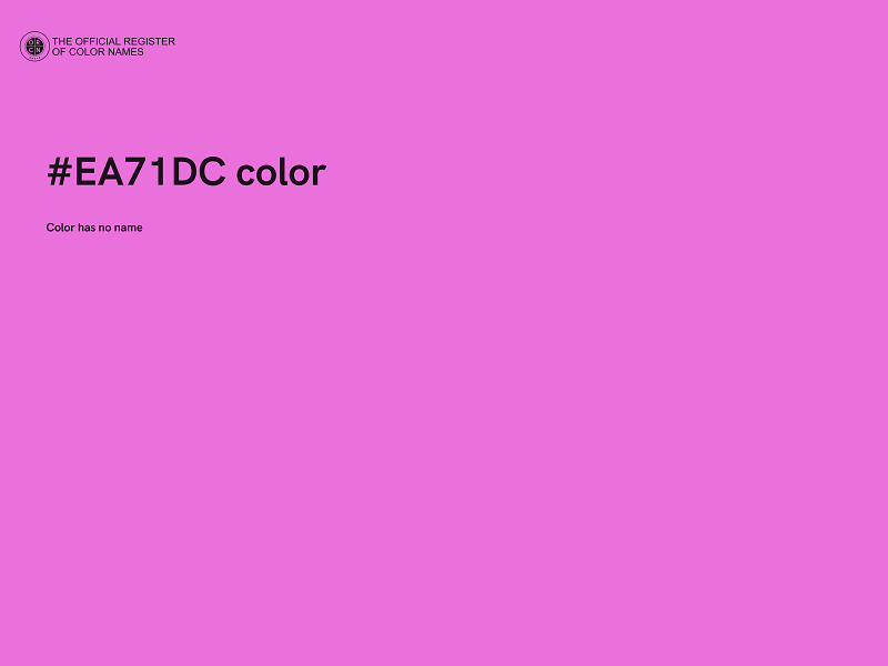 #EA71DC color image