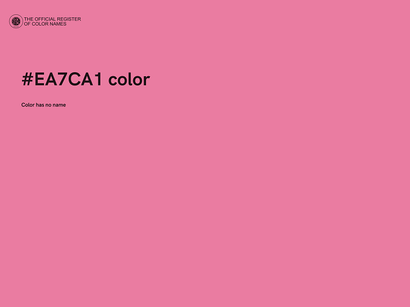 #EA7CA1 color image