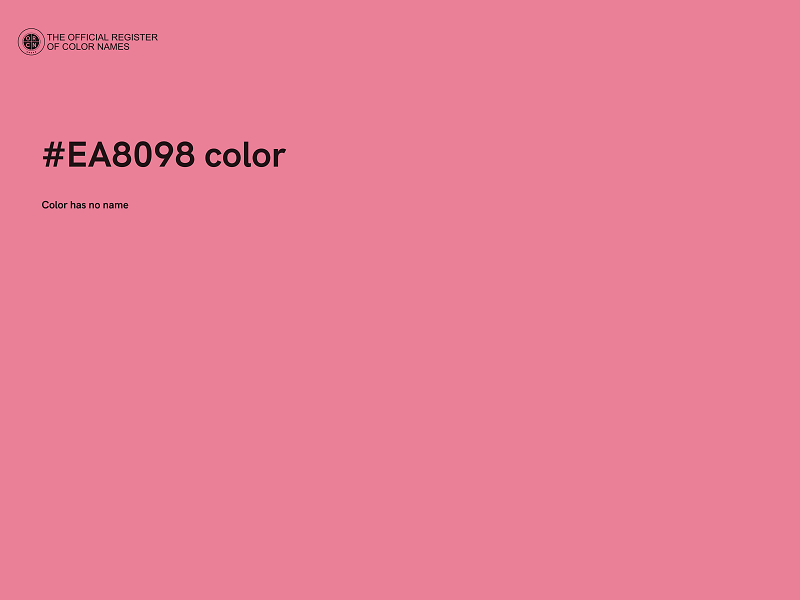 #EA8098 color image