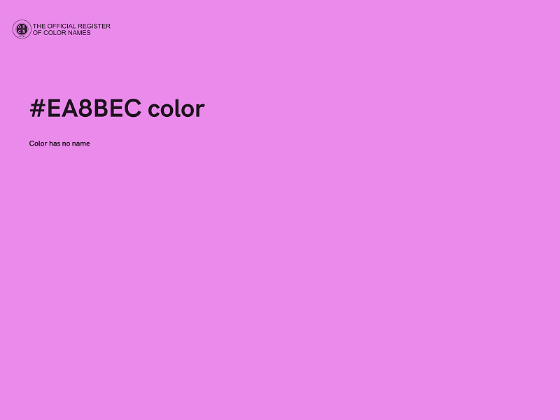 #EA8BEC color image