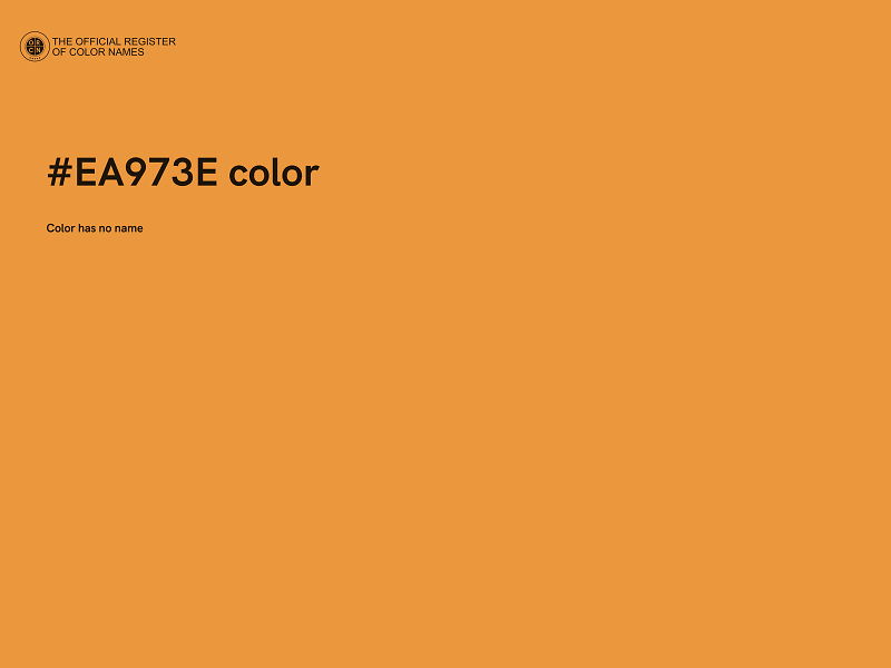#EA973E color image