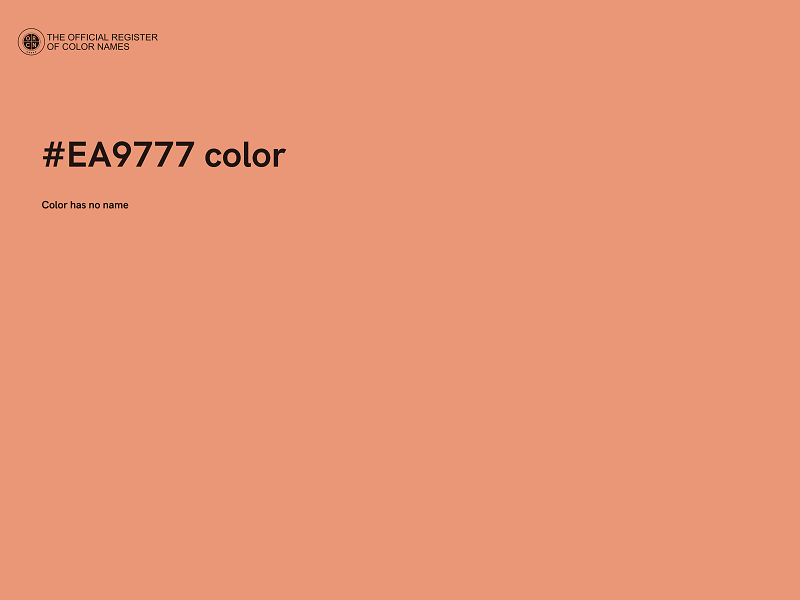 #EA9777 color image