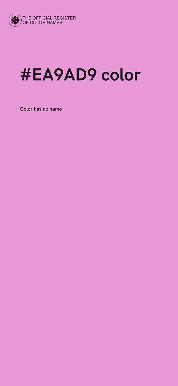 #EA9AD9 color image
