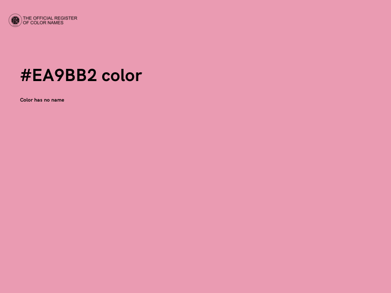 #EA9BB2 color image