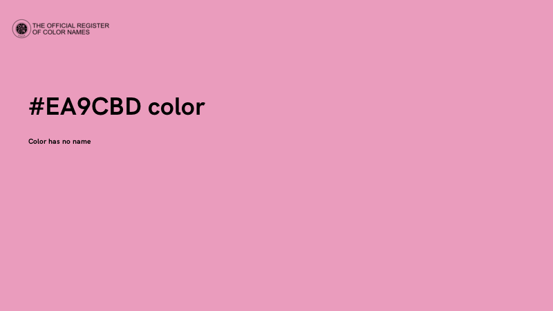 #EA9CBD color image