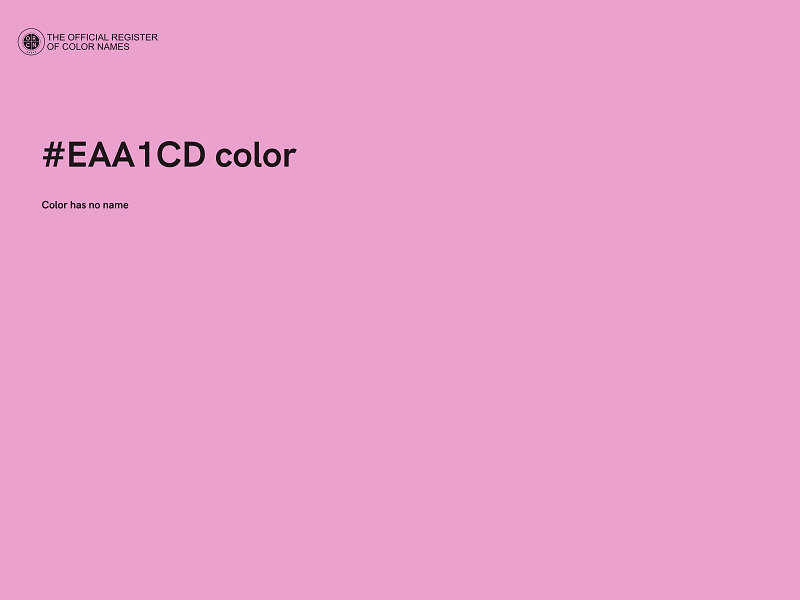 #EAA1CD color image