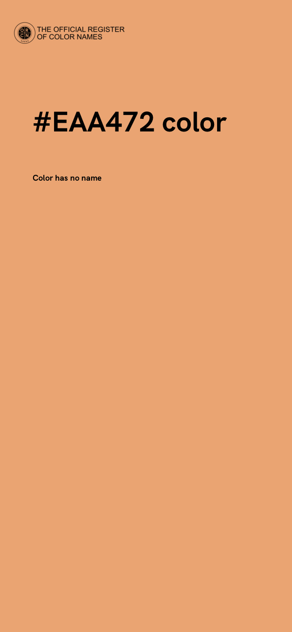 #EAA472 color image