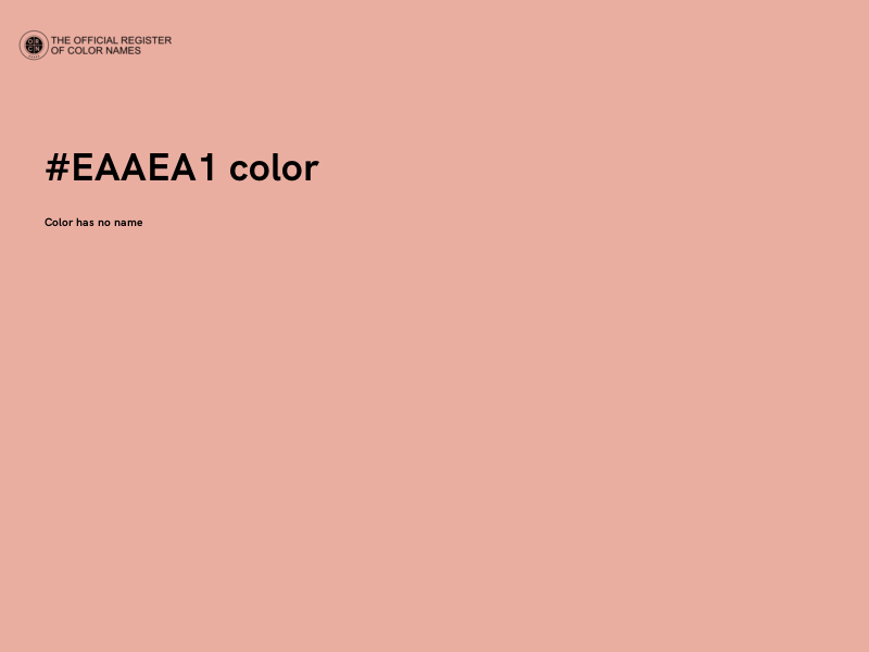 #EAAEA1 color image