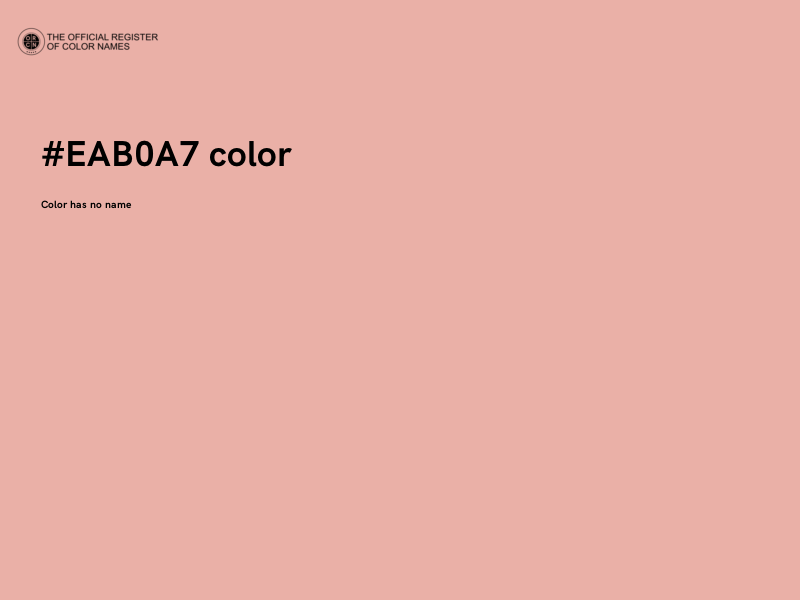 #EAB0A7 color image