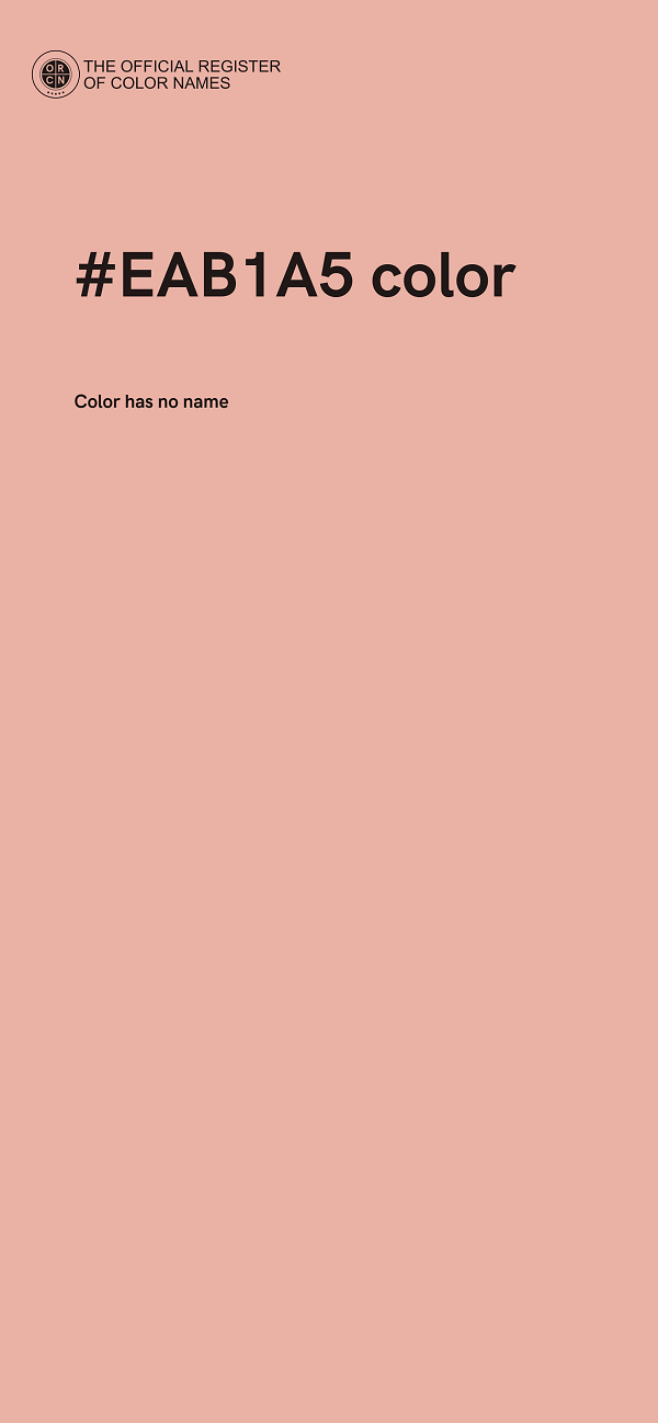 #EAB1A5 color image