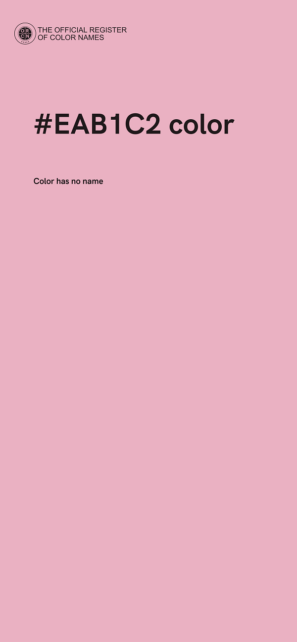 #EAB1C2 color image